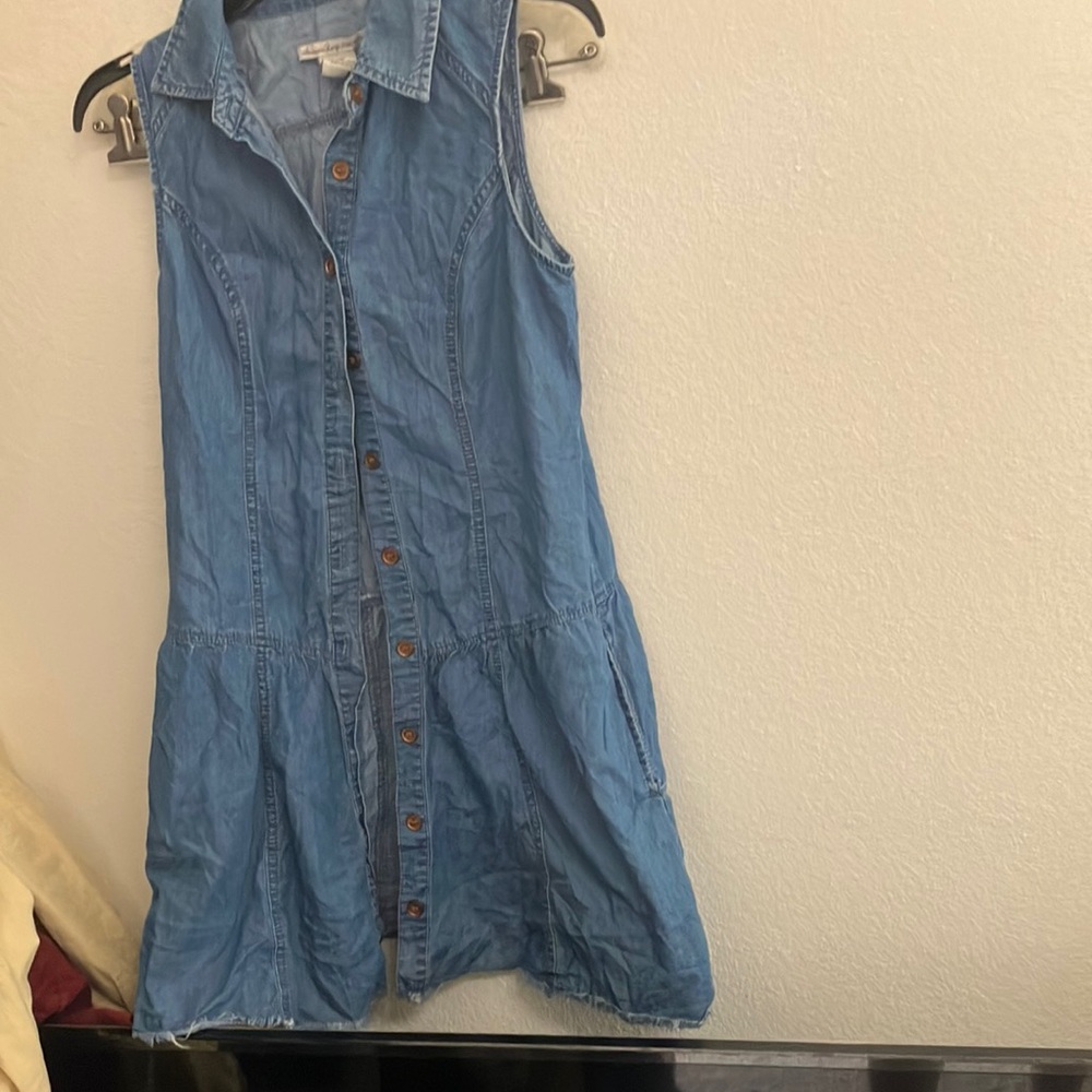 FINAL MARKDOWN American rag lightweight denim dress medium